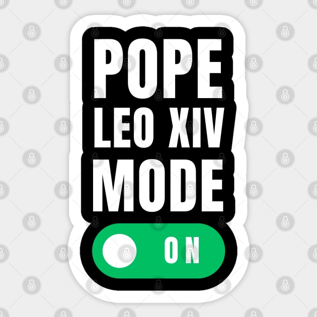 Pope-Leo-XIV Sticker by Creatifly Graphic Tees